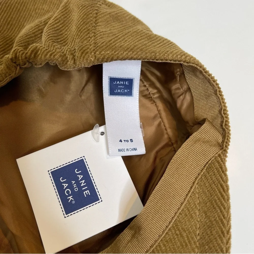 Janie And Jack CORDUROY NEWSBOY CAP